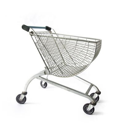 qualidade  Custom Korean round fshion style round shopping cart Shunhong shopping cart escalator shopping trolleys for supermarket fábrica
